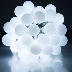 Cordão Fio De Luz Luminária 20 Bolas Branco frio 110V